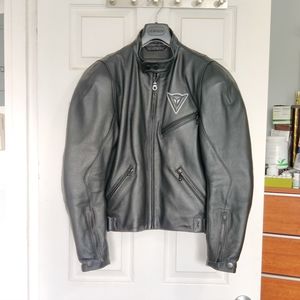 Dainese Men's Size Small (EU 46 = US 36) Black G. Luce Leather Jacket